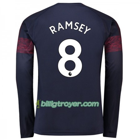 Billige Fotballdrakter Arsenal Ramsey 8 Bortedraktsett 2018/19 Langermet